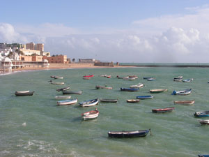Boote in Cádiz