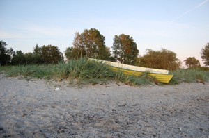 Boot am Trelleborger Strand